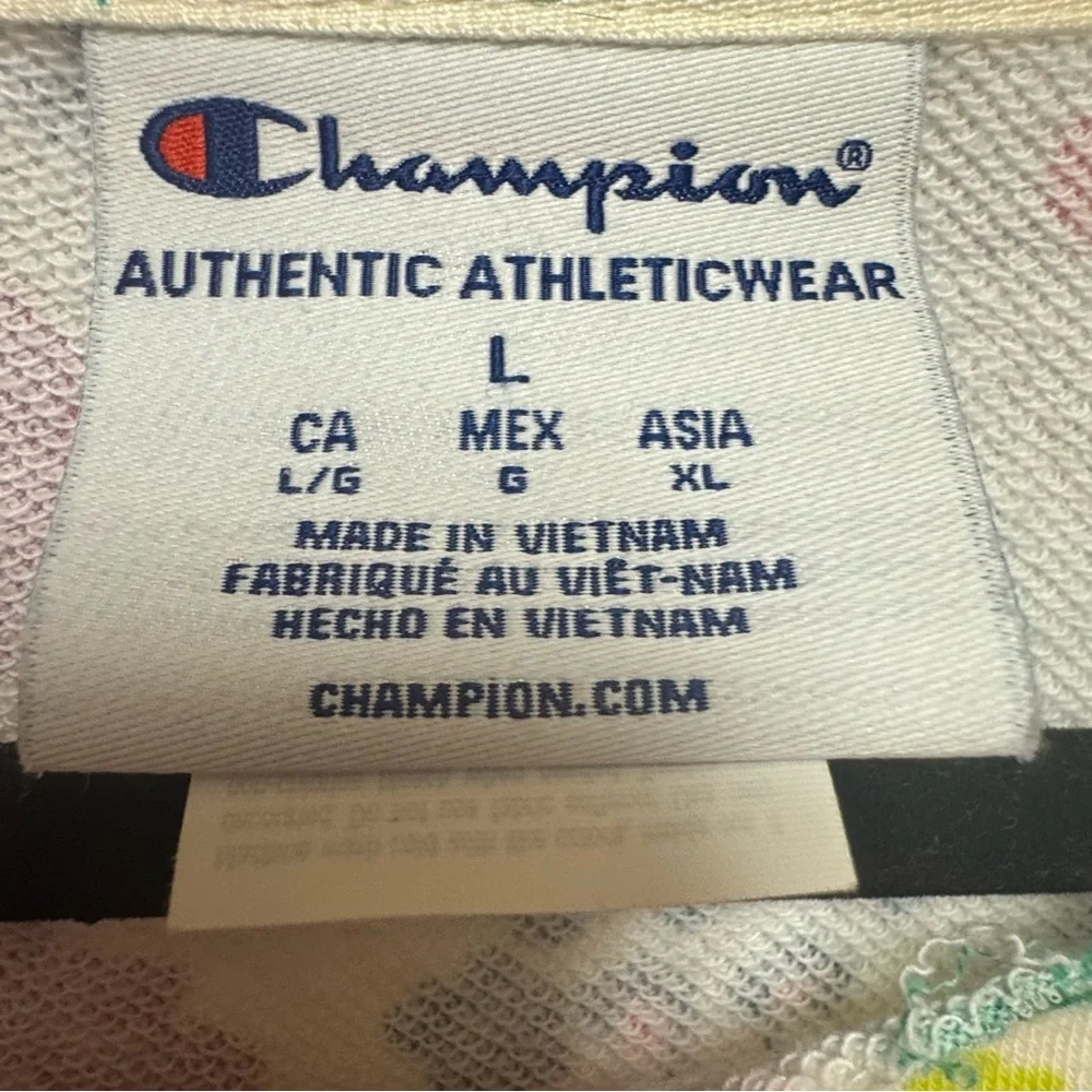 Champion Cropped Floral Crewneck Sweatshirt - Picture 3 of 8
